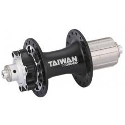 Втулка задняя под диск Quando KT-SR6R 32H  QR 145mm 8/9 ск. промподшипник черная